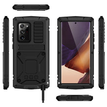Load image into Gallery viewer, Shockproof Waterproof Dust-proof Metal + Silicone Protective Case with Holder