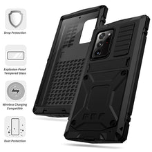 Load image into Gallery viewer, Shockproof Waterproof Dust-proof Metal + Silicone Protective Case with Holder