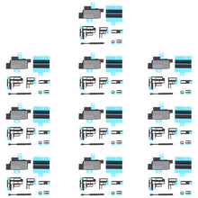 Load image into Gallery viewer, 10 PCS/Pack Mainboard Heat Sink Sticker + FPC Sponge Foam Pads, For iPhone 17 Pro Max, For iPhone 17 Pro, For iPhone 17, For iPhone 16 Pro Max, For iPhone 16 Pro, For iPhone 16 Plus, For iPhone 16