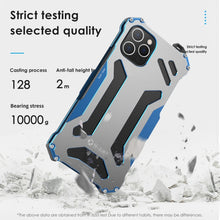 Load image into Gallery viewer, R-JUST Shockproof Armor Metal Protective Case, For iPhone 12 Pro Max