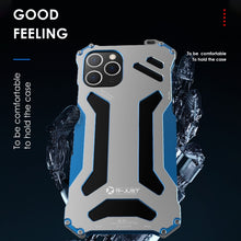 Load image into Gallery viewer, R-JUST Shockproof Armor Metal Protective Case, For iPhone 12 Pro Max