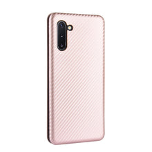 Load image into Gallery viewer, Carbon Fiber Texture Magnetic Horizontal Flip TPU + PC + PU Leather Case with Card Slot, For Samsung Galaxy Note10, For Samsung Galaxy Note10 Plus, For Samsung Galaxy Note20 Ultra, For Samsung Galaxy Note20, For Samsung Galaxy A21s