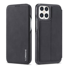 Load image into Gallery viewer, LC.IMEEKE Hon Ancient Series Horizontal Flip Leather Case with Holder &amp; Card Slot, For iPhone 12 mini, For iPhone 12 / 12 Pro, For iPhone 12 Pro Max