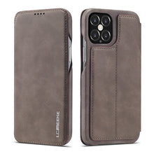 Load image into Gallery viewer, LC.IMEEKE Hon Ancient Series Horizontal Flip Leather Case with Holder &amp; Card Slot, For iPhone 12 mini, For iPhone 12 / 12 Pro, For iPhone 12 Pro Max