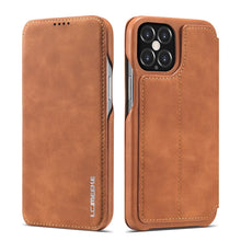 Load image into Gallery viewer, LC.IMEEKE Hon Ancient Series Horizontal Flip Leather Case with Holder &amp; Card Slot, For iPhone 12 mini, For iPhone 12 / 12 Pro, For iPhone 12 Pro Max
