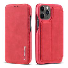 Load image into Gallery viewer, LC.IMEEKE Hon Ancient Series Horizontal Flip Leather Case with Holder &amp; Card Slot, For iPhone 12 mini, For iPhone 12 / 12 Pro, For iPhone 12 Pro Max