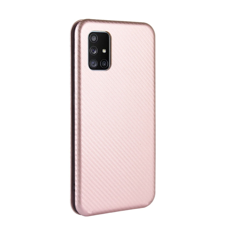 Carbon Fiber Texture Magnetic Horizontal Flip TPU + PC + PU Leather Case with Rope & Card Slot, For Samsung Galaxy A71 5G, For Samsung Galaxy A71, For Samsung Galaxy A90 5G, For Samsung Galaxy A91 / M80s / S10 Lite, For Samsung Galaxy M11              ...