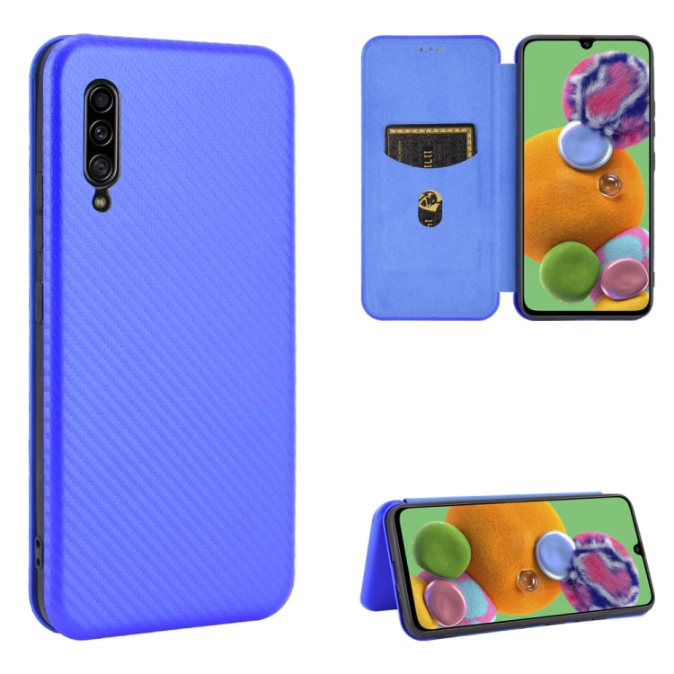 Carbon Fiber Texture Magnetic Horizontal Flip TPU + PC + PU Leather Case with Rope & Card Slot, For Samsung Galaxy A71 5G, For Samsung Galaxy A71, For Samsung Galaxy A90 5G, For Samsung Galaxy A91 / M80s / S10 Lite, For Samsung Galaxy M11              ...