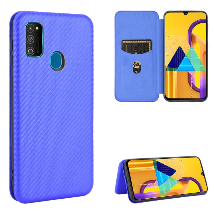 Carbon Fiber Texture Magnetic Horizontal Flip TPU + PC + PU Leather Case with Rope & Card Slot, For Samsung Galaxy A71 5G, For Samsung Galaxy A71, For Samsung Galaxy A90 5G, For Samsung Galaxy A91 / M80s / S10 Lite, For Samsung Galaxy M11              ...