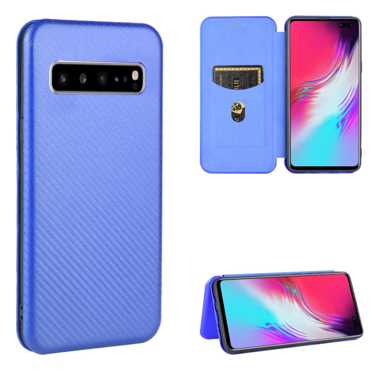 Carbon Fiber Texture Magnetic Horizontal Flip TPU + PC + PU Leather Case with Rope & Card Slot, For Samsung Galaxy A71 5G, For Samsung Galaxy A71, For Samsung Galaxy A90 5G, For Samsung Galaxy A91 / M80s / S10 Lite, For Samsung Galaxy M11              ...