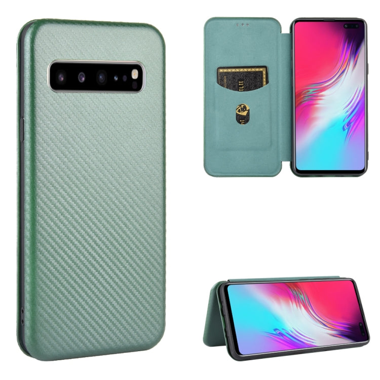 Carbon Fiber Texture Magnetic Horizontal Flip TPU + PC + PU Leather Case with Rope & Card Slot, For Samsung Galaxy A71 5G, For Samsung Galaxy A71, For Samsung Galaxy A90 5G, For Samsung Galaxy A91 / M80s / S10 Lite, For Samsung Galaxy M11              ...