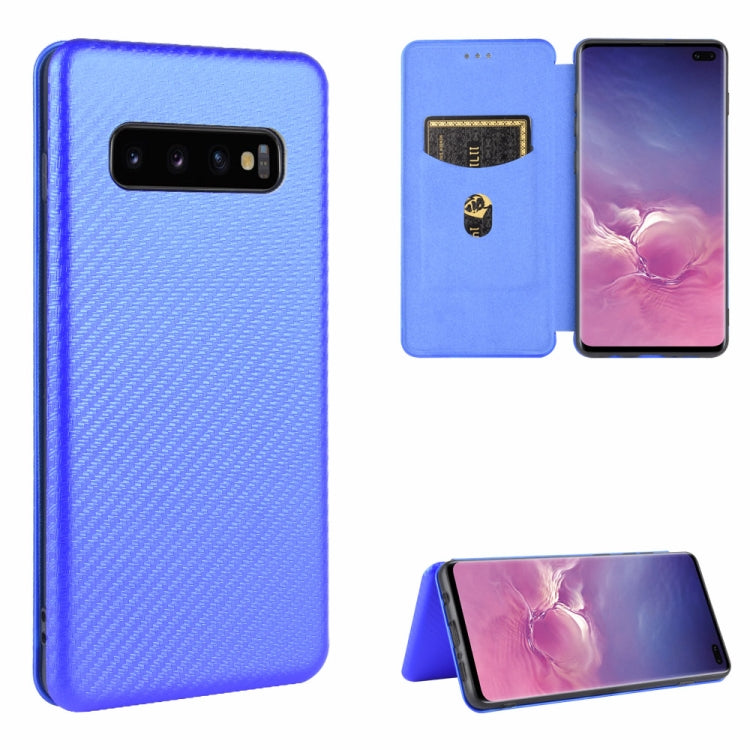 Carbon Fiber Texture Magnetic Horizontal Flip TPU + PC + PU Leather Case with Rope & Card Slot, For Samsung Galaxy S10 Plus, For Samsung Galaxy S10, For Samsung Galaxy S20, For Samsung Galaxy S20 Plus, For Samsung Galaxy XCover Pro                     ...