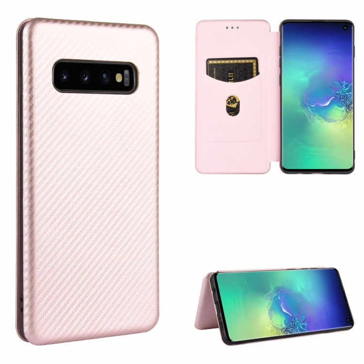 Carbon Fiber Texture Magnetic Horizontal Flip TPU + PC + PU Leather Case with Rope & Card Slot, For Samsung Galaxy S10 Plus, For Samsung Galaxy S10, For Samsung Galaxy S20, For Samsung Galaxy S20 Plus, For Samsung Galaxy XCover Pro                     ...
