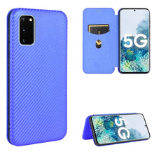 Load image into Gallery viewer, Carbon Fiber Texture Magnetic Horizontal Flip TPU + PC + PU Leather Case with Rope &amp; Card Slot, For Samsung Galaxy S10 Plus, For Samsung Galaxy S10, For Samsung Galaxy S20, For Samsung Galaxy S20 Plus, For Samsung Galaxy XCover Pro                     ...