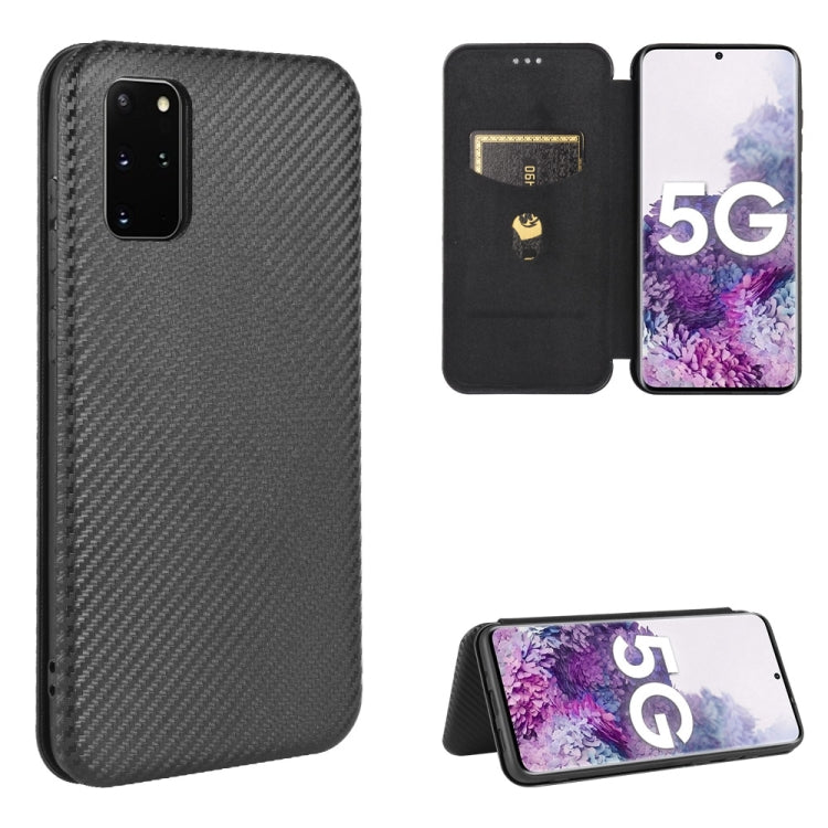 Carbon Fiber Texture Magnetic Horizontal Flip TPU + PC + PU Leather Case with Rope & Card Slot, For Samsung Galaxy S10 Plus, For Samsung Galaxy S10, For Samsung Galaxy S20, For Samsung Galaxy S20 Plus, For Samsung Galaxy XCover Pro                     ...
