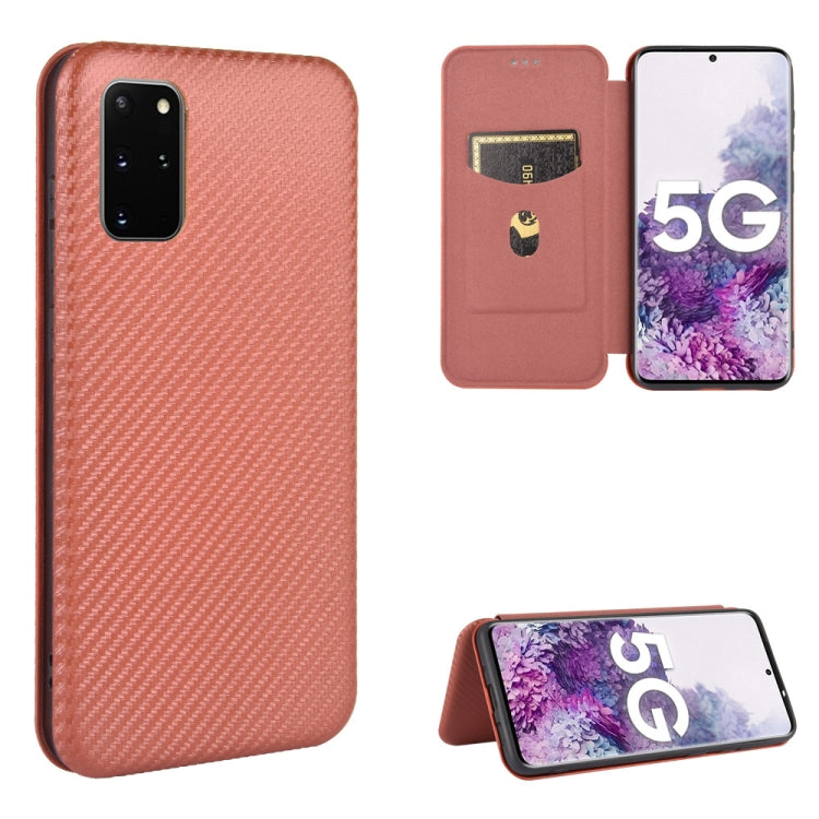 Carbon Fiber Texture Magnetic Horizontal Flip TPU + PC + PU Leather Case with Rope & Card Slot, For Samsung Galaxy S10 Plus, For Samsung Galaxy S10, For Samsung Galaxy S20, For Samsung Galaxy S20 Plus, For Samsung Galaxy XCover Pro                     ...