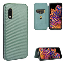 Load image into Gallery viewer, Carbon Fiber Texture Magnetic Horizontal Flip TPU + PC + PU Leather Case with Rope &amp; Card Slot, For Samsung Galaxy S10 Plus, For Samsung Galaxy S10, For Samsung Galaxy S20, For Samsung Galaxy S20 Plus, For Samsung Galaxy XCover Pro                     ...