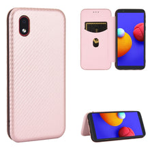 Load image into Gallery viewer, Carbon Fiber Texture Magnetic Horizontal Flip TPU + PC + PU Leather Case with Rope &amp; Card Slot, For Samsung Galaxy S10 Plus, For Samsung Galaxy S10, For Samsung Galaxy S20, For Samsung Galaxy S20 Plus, For Samsung Galaxy XCover Pro                     ...