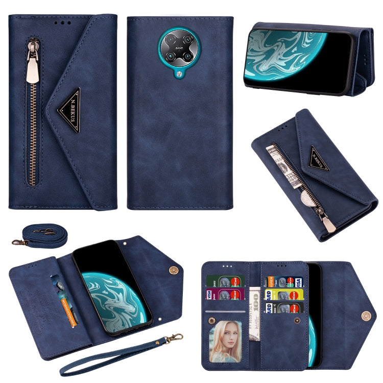 Skin Feel Zipper Horizontal Flip Leather Case with Holder & Card Slots & Photo Frame & Lanyard & Long Rope, For Xiaomi Redmi 8A, For Xiaomi Redmi K30, For Xiaomi Redmi K30 Pro, For Xiaomi Redmi Note 7, For Xiaomi Redmi Note 8 Pro, For Xiaomi Redmi Note...