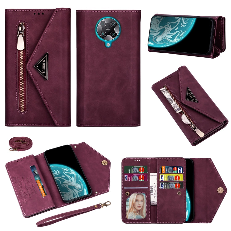 Skin Feel Zipper Horizontal Flip Leather Case with Holder & Card Slots & Photo Frame & Lanyard & Long Rope, For Xiaomi Redmi 8A, For Xiaomi Redmi K30, For Xiaomi Redmi K30 Pro, For Xiaomi Redmi Note 7, For Xiaomi Redmi Note 8 Pro, For Xiaomi Redmi Note...