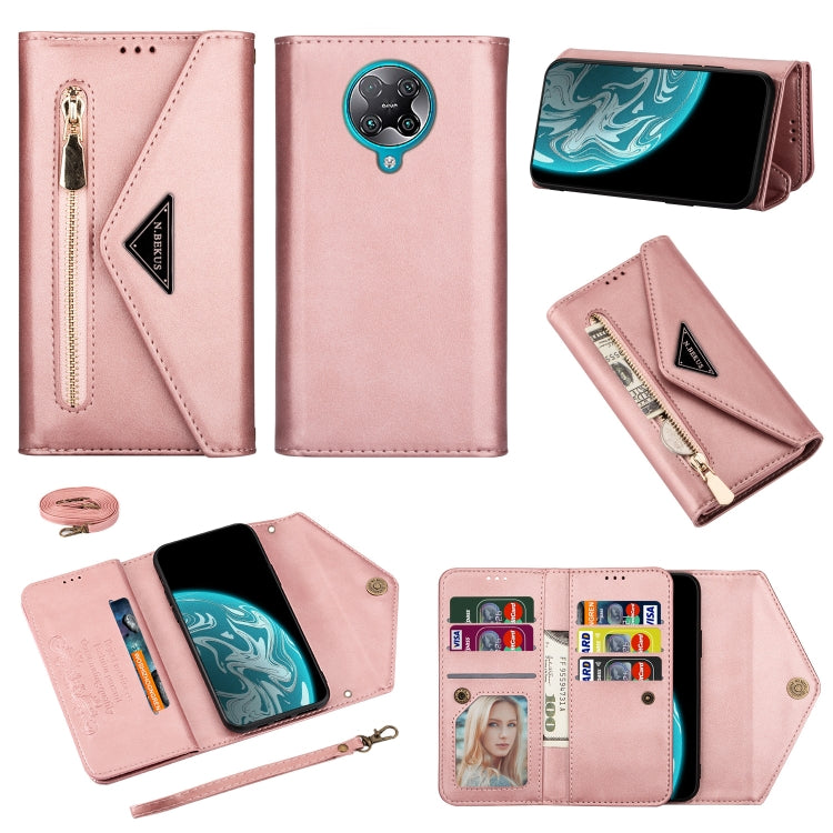 Skin Feel Zipper Horizontal Flip Leather Case with Holder & Card Slots & Photo Frame & Lanyard & Long Rope, For Xiaomi Redmi 8A, For Xiaomi Redmi K30, For Xiaomi Redmi K30 Pro, For Xiaomi Redmi Note 7, For Xiaomi Redmi Note 8 Pro, For Xiaomi Redmi Note...