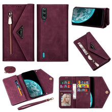 Load image into Gallery viewer, Skin Feel Zipper Horizontal Flip Leather Case with Holder &amp; Card Slots &amp; Photo Frame &amp; Lanyard &amp; Long Rope, For Xiaomi Mi CC9, For Xiaomi Mi CC9 Pro