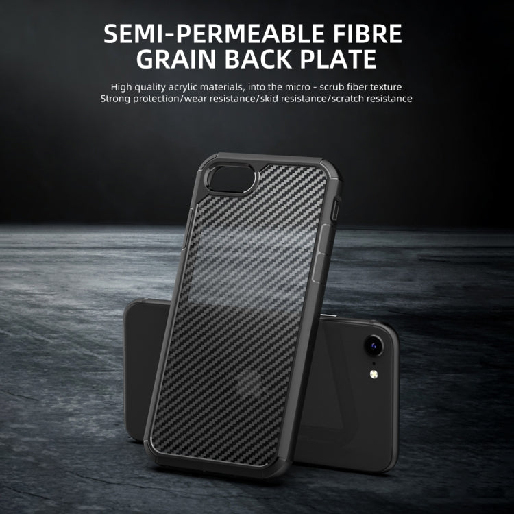 iPAKY Pioneer Series Carbon Fiber Texture Shockproof TPU + PC Case, For iPhone SE 2022 / SE 2020 / 8 / 7, For iPhone 8 Plus / 7 Plus, For iPhone 11, For iPhone 11 Pro, For iPhone 11 Pro Max, For iPhone 12 mini, For iPhone 12 / 12 Pro                   ...
