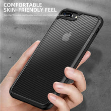 Load image into Gallery viewer, iPAKY Pioneer Series Carbon Fiber Texture Shockproof TPU + PC Case, For iPhone SE 2022 / SE 2020 / 8 / 7, For iPhone 8 Plus / 7 Plus, For iPhone 11, For iPhone 11 Pro, For iPhone 11 Pro Max, For iPhone 12 mini, For iPhone 12 / 12 Pro                   ...