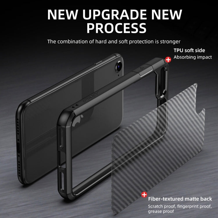 iPAKY Pioneer Series Carbon Fiber Texture Shockproof TPU + PC Case, For iPhone SE 2022 / SE 2020 / 8 / 7, For iPhone 8 Plus / 7 Plus, For iPhone 11, For iPhone 11 Pro, For iPhone 11 Pro Max, For iPhone 12 mini, For iPhone 12 / 12 Pro                   ...