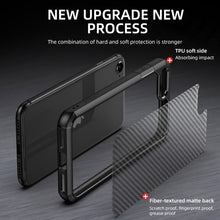 Load image into Gallery viewer, iPAKY Pioneer Series Carbon Fiber Texture Shockproof TPU + PC Case, For iPhone SE 2022 / SE 2020 / 8 / 7, For iPhone 8 Plus / 7 Plus, For iPhone 11, For iPhone 11 Pro, For iPhone 11 Pro Max, For iPhone 12 mini, For iPhone 12 / 12 Pro                   ...
