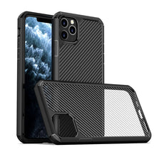 Load image into Gallery viewer, iPAKY Pioneer Series Carbon Fiber Texture Shockproof TPU + PC Case, For iPhone SE 2022 / SE 2020 / 8 / 7, For iPhone 8 Plus / 7 Plus, For iPhone 11, For iPhone 11 Pro, For iPhone 11 Pro Max, For iPhone 12 mini, For iPhone 12 / 12 Pro                   ...