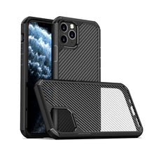 Load image into Gallery viewer, iPAKY Pioneer Series Carbon Fiber Texture Shockproof TPU + PC Case, For iPhone SE 2022 / SE 2020 / 8 / 7, For iPhone 8 Plus / 7 Plus, For iPhone 11, For iPhone 11 Pro, For iPhone 11 Pro Max, For iPhone 12 mini, For iPhone 12 / 12 Pro                   ...