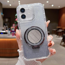 Load image into Gallery viewer, Mirror Holder Glitterr MagSafe Phone Case, For iPhone 11 Pro Max, For iPhone 11