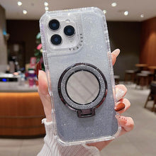 Load image into Gallery viewer, Mirror Holder Glitterr MagSafe Phone Case, For iPhone 11 Pro Max, For iPhone 11