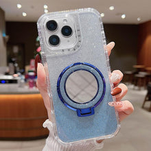 Load image into Gallery viewer, Mirror Holder Glitterr MagSafe Phone Case, For iPhone 11 Pro Max, For iPhone 11
