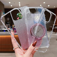 Load image into Gallery viewer, Mirror Holder Glitterr MagSafe Phone Case, For iPhone 11 Pro Max, For iPhone 11