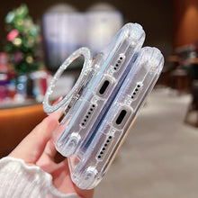 Load image into Gallery viewer, Mirror Holder Glitterr MagSafe Phone Case, For iPhone 11 Pro Max, For iPhone 11