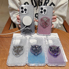 Load image into Gallery viewer, Mirror Butterfly Holder Glitterr MagSafe Phone Case, For iPhone 11 Pro Max, For iPhone 11