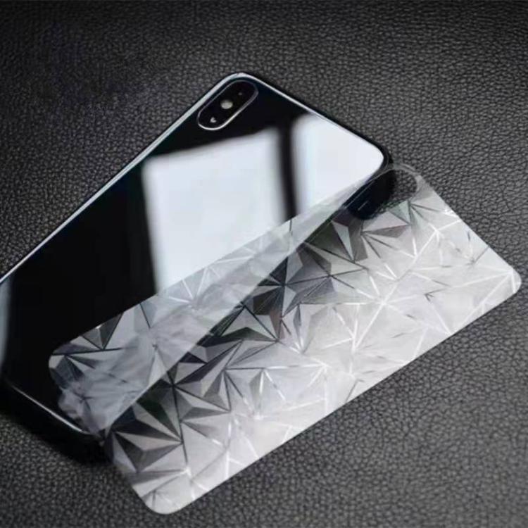 Rhombus Pattern Sticker Frosted Phone Back Film, For iPhone 16, For iPhone 14