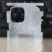 Load image into Gallery viewer, Rhombus Pattern Sticker Frosted Phone Back Film, For iPhone 16, For iPhone 14