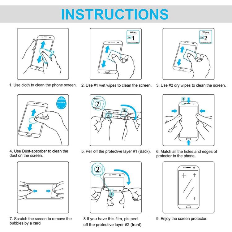 2pcs 9H 0.3mm Explosion-proof Tempered Glass Film, For Callsky Ctab 10.1, For Callsky Note Cpad 11 / Tab 11, For Callsky Tab Ctab 10 10.1 inch, For Callsky Ctab 12 Pro Tablet 11.97, For Callsky Ctab 14 inch