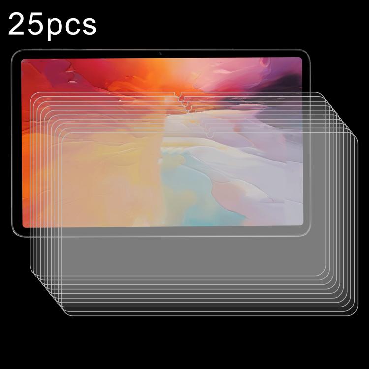 25pcs 9H 0.3mm Explosion-proof Tempered Glass Film, For Callsky Ctab 10.1, For Callsky Note Cpad 11 / Tab 11, For Callsky Tab Ctab 10 10.1 inch, For Callsky Ctab 12 Pro Tablet 11.97, For Callsky Ctab 14 inch