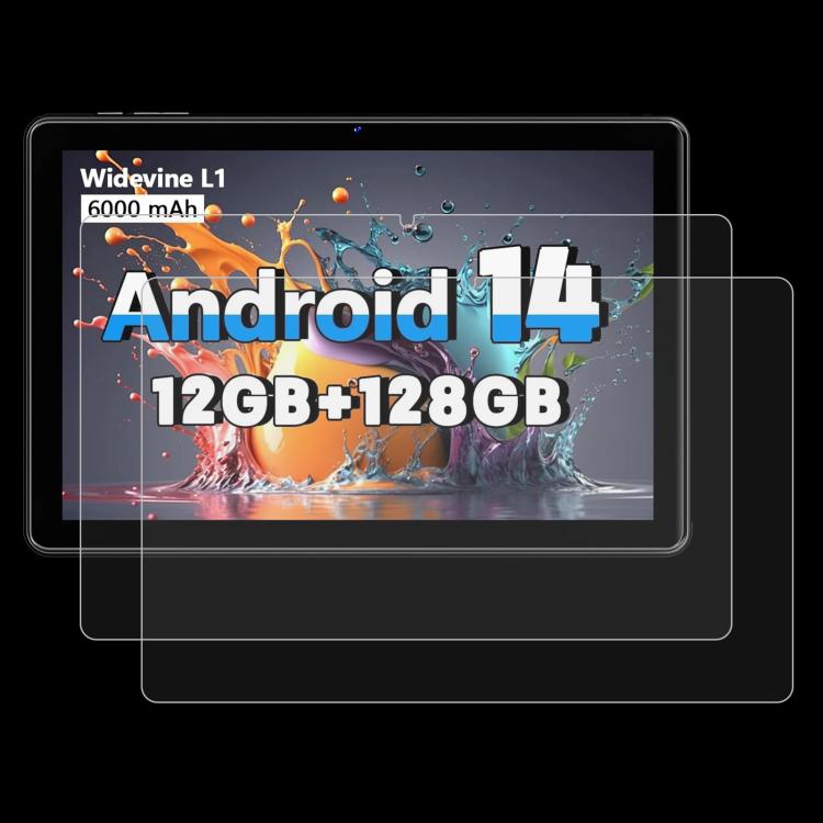 2pcs 9H 0.3mm Explosion-proof Tempered Glass Film, For Hasskya Tablet K70 Kids 10.1, For Hasskya K50 10.1 inch