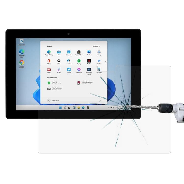 9H 0.3mm Explosion-proof Tempered Glass Film, For Fusion 5 10.1