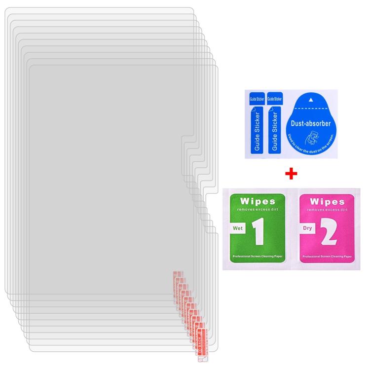 25pcs 9H 0.3mm Explosion-proof Tempered Glass Film, For Fusion 5 10.1