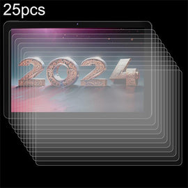 25pcs 9H 0.3mm Explosion-proof Tempered Glass Film, For Rebecco 2024 Tablet K30 / K50 10.1, For Rebecco K70 Tablet 10.1, For Rebecco K90 Tablet 12 inch