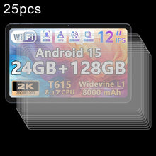 Load image into Gallery viewer, 25pcs 9H 0.3mm Explosion-proof Tempered Glass Film, For Rebecco 2024 Tablet K30 / K50 10.1, For Rebecco K70 Tablet 10.1, For Rebecco K90 Tablet 12 inch