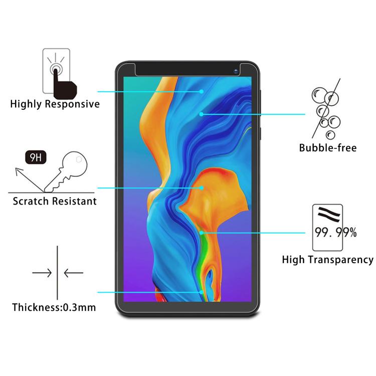 9H 0.3mm Explosion-proof Tempered Glass Film, For Kurio Gulli Connect 4 7 inch