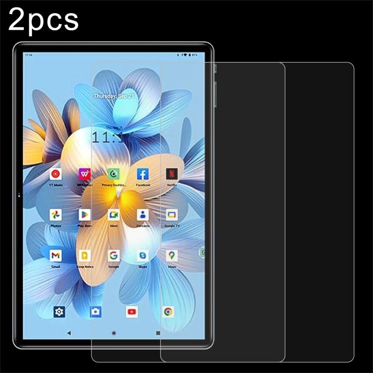2pcs 9H 0.3mm Explosion-proof Tempered Glass Film, For ZIOVO Z138 10.1, For YZIOVO A15 10.1 inch