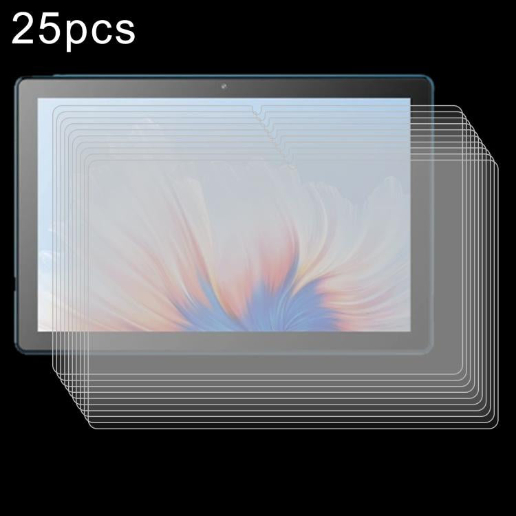 25pcs 9H 0.3mm Explosion-proof Tempered Glass Film, For ZIOVO Z138 10.1, For YZIOVO A15 10.1 inch